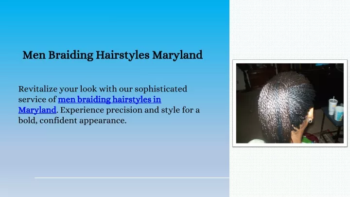 men braiding hairstyles maryland