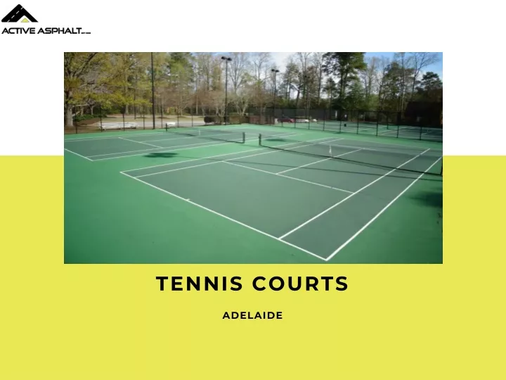 tennis courts