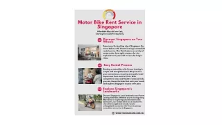 Moto & Scooter Rental in Singapore | Vroom Leasing