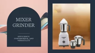 mixer grinder