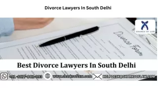 Divorce Lawyers In South Delhi