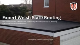 expert welsh slate roofing sion owens provides
