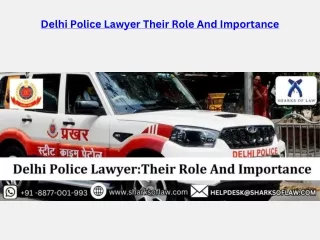 Delhi Police Lawyer Their Role And Importance