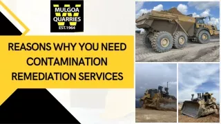 Reasons why you need contamination remediation services