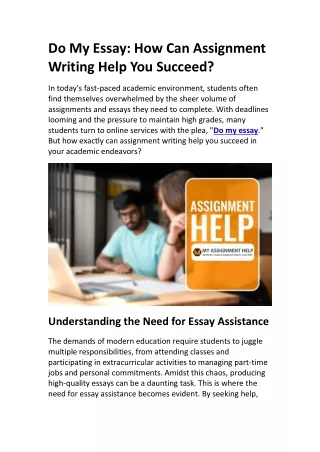 do my essay how can assignment writing help