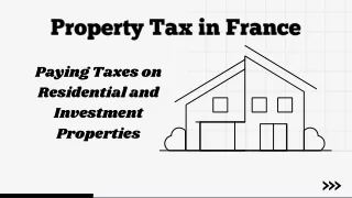 Paying Taxes on Residential and Investment Properties