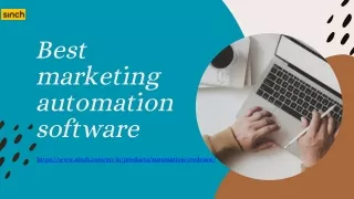 Best marketing automation software