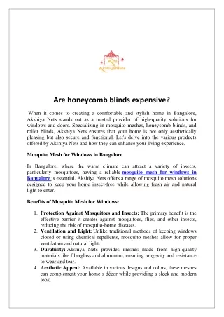 Are honeycomb blinds expensive.docx