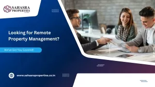 looking for remote property management