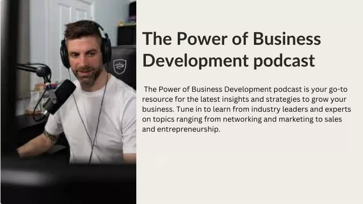 the power of business development podcast