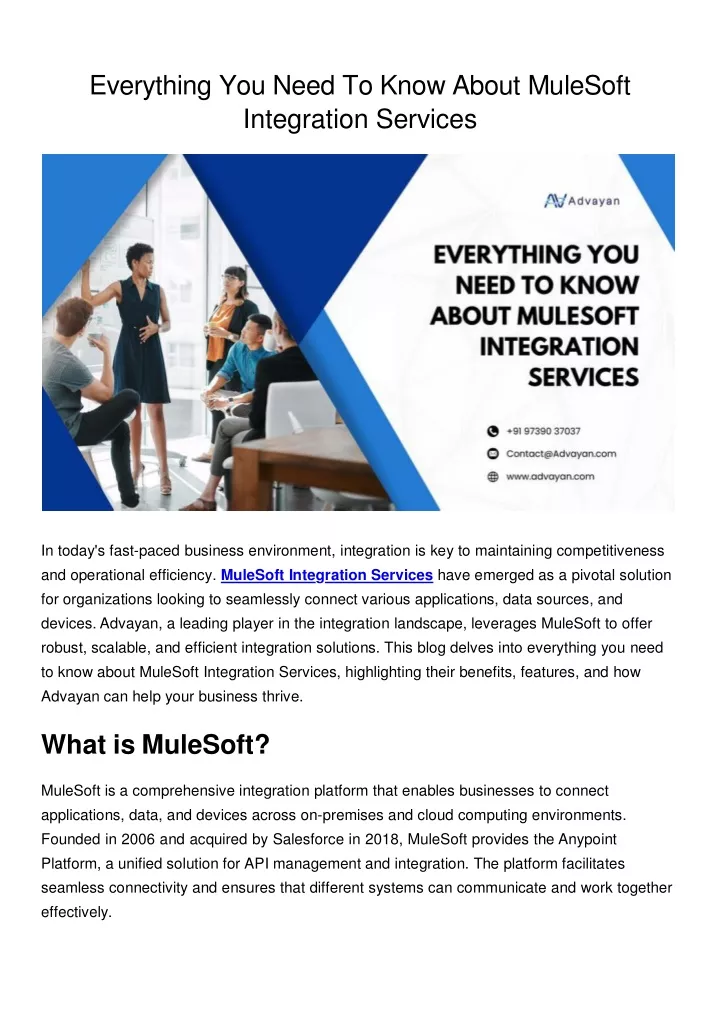 everything you need to know about mulesoft