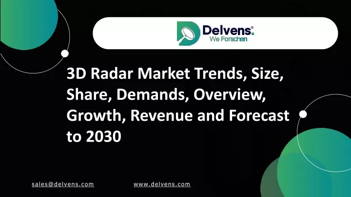 3d radar market trends size share demands