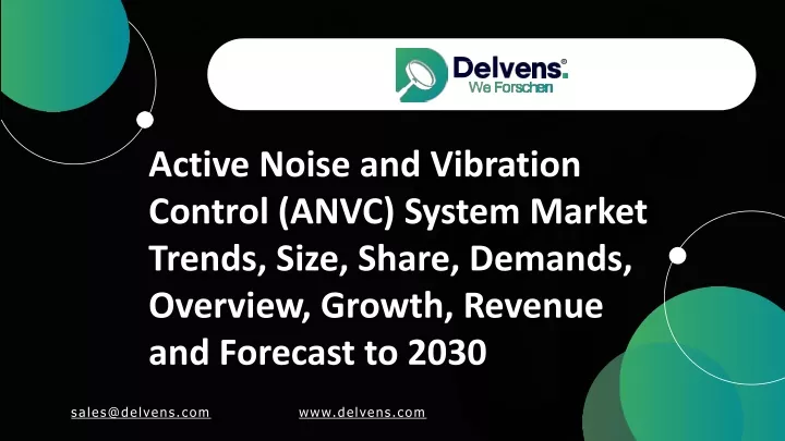 active noise and vibration control anvc system