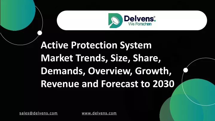 active protection system market trends size share