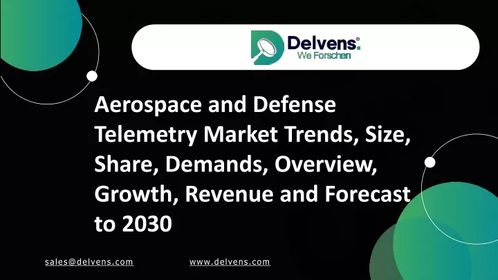 aerospace and defense telemetry market trends