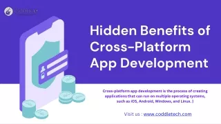 Hidden Benefits of Cross Platform App Development