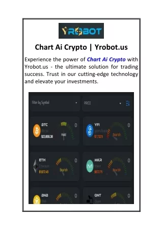 chart ai crypto yrobot us