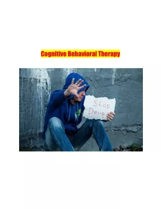 Cognitive Behavioral Therapy