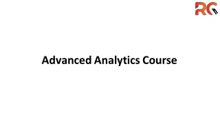 advanced analytics course