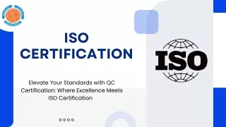 ISO CERTIFICATION | QC CERTIFICATION