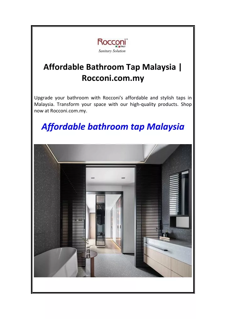 affordable bathroom tap malaysia rocconi com my