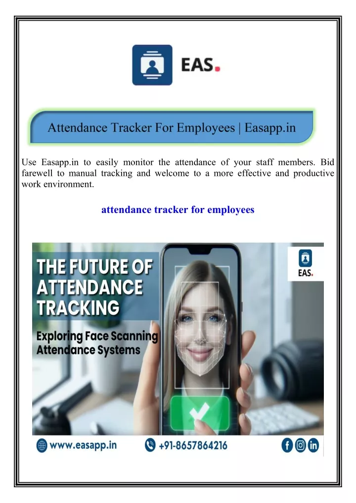 use easapp in to easily monitor the attendance