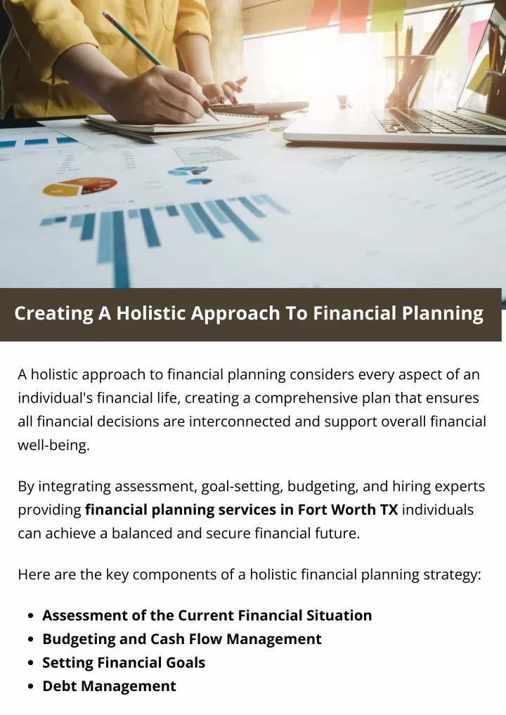 creating a holistic approach to financial planning