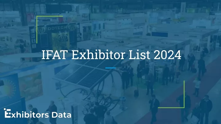 ifat exhibitor list 2024