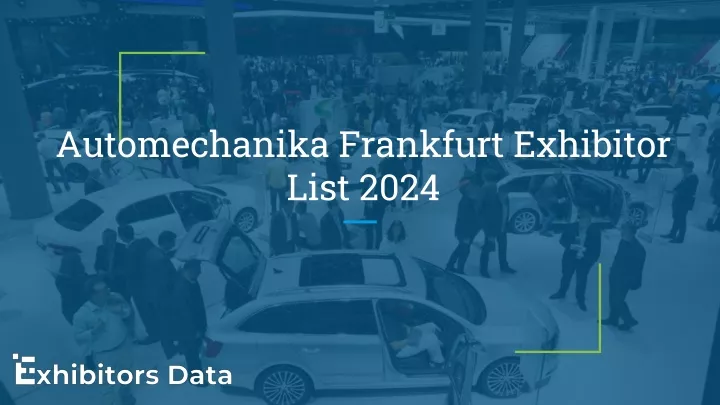 automechanika frankfurt exhibitor list 2024