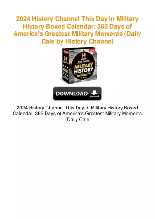 2024 History Channel This Day in Military History Boxed Calendar: 365