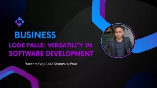 Lode Palle: Versatility in Software Development