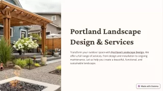Portland Landscape Design & Services