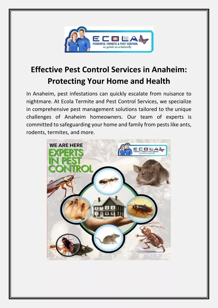 effective pest control services in anaheim