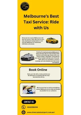 Melbourne's Best Taxi Service: Ride with Us