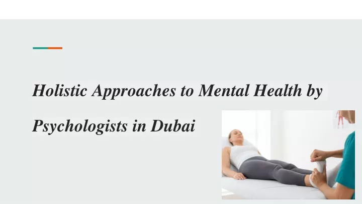 holistic approaches to mental health by psychologists in dubai