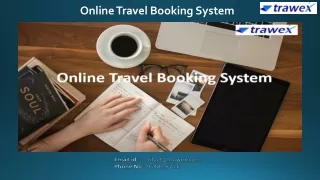 online travel booking system
