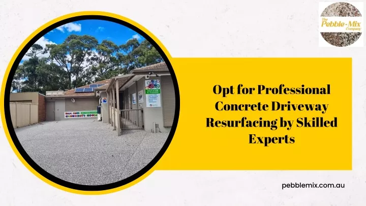 opt for professional concrete driveway