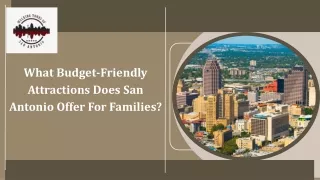 What Budget-Friendly Attractions Does San Antonio Offer For Families