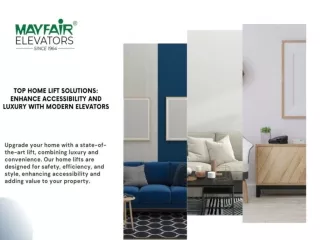 compact home elevators enhance accessibility and style in your living space