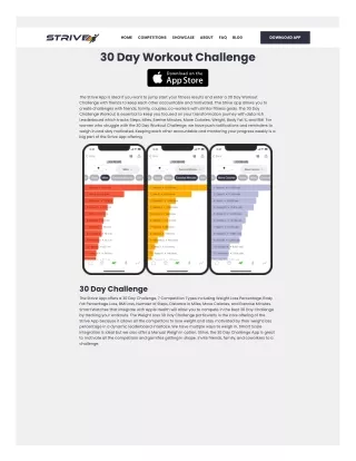 30 Day Workout Challenge: Transform Your Fitness Journey!