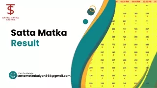 Satta Matka Result: Unlocking the Secrets to Success