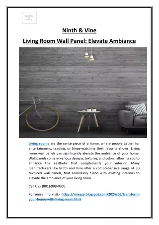 Trendy Wall Panels for Living Rooms A Simple Update