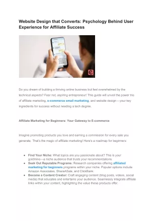 Website Design that Converts_ Psychology Behind User Experience for Affiliate Success