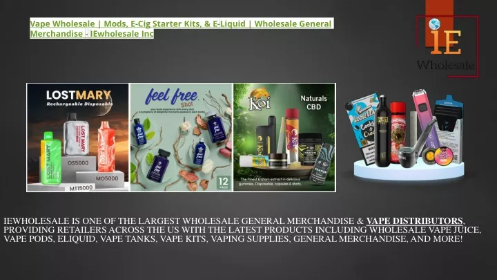 vape wholesale mods e cig starter kits e liquid wholesale general merchandise iewholesale inc