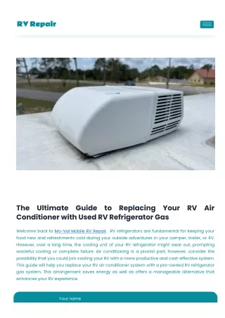 used rv air conditioner pdf