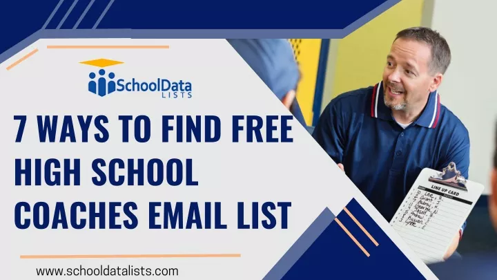 7 ways to find free high school coaches email list