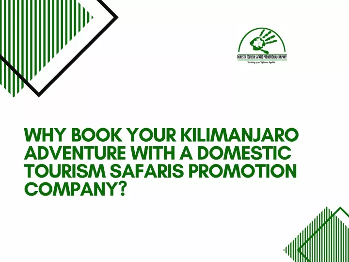 why book your kilimanjaro adventure with