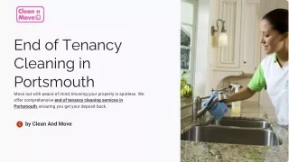 Clean Slate: The Essential Guide to End of Tenancy Cleaning in Portsmouth