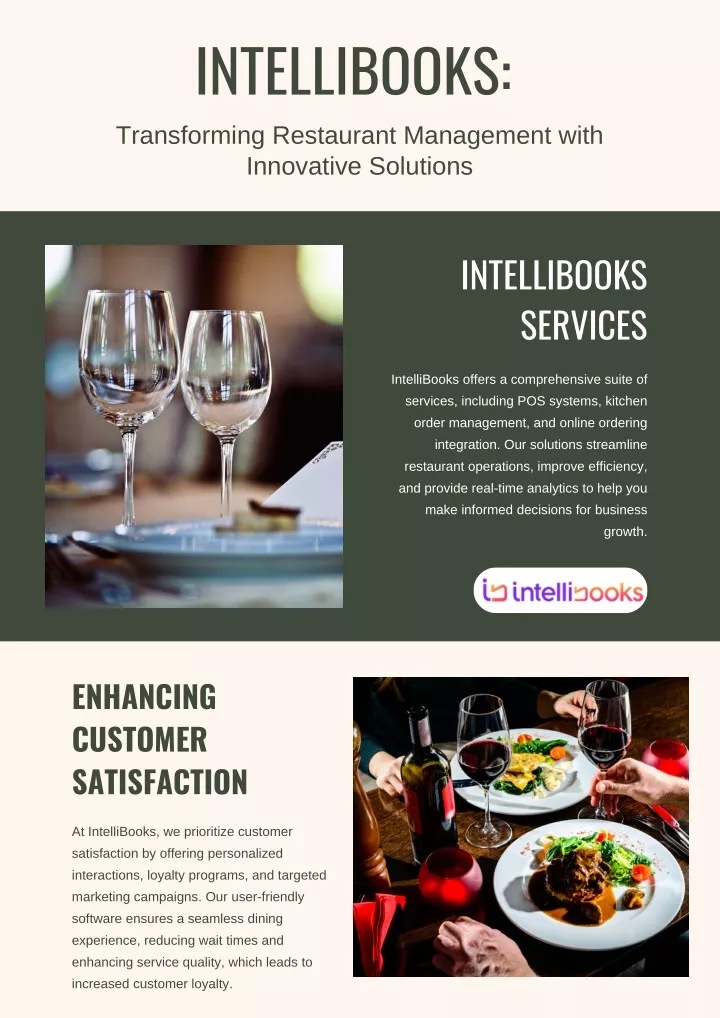 intellibooks transforming restaurant management