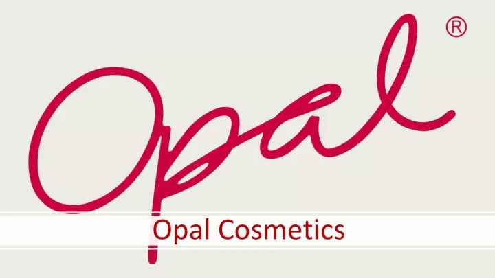 opal cosmetics